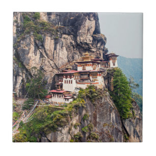 Paro Taktsang: Das Tiger-Nest-Kloster - Bhutan Fliese