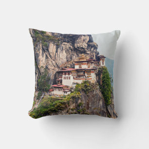 Paro Taktsang: Das Tiger-Nest-Kloster - Bhutan Kissen