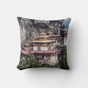 Paro Taktsang: Das Tiger-Nest-Kloster - Bhutan Kissen