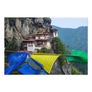 Paro Taktsang: Kloster zur Tigernest - Bhutan Fotodruck
