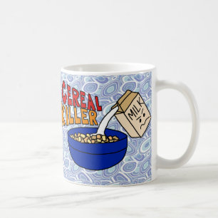 Parodie Frühstücksfood-Humor Cereal Killer Kaffeetasse
