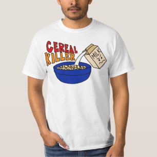 Parodie Frühstücksfood-Humor Cereal Killer T-Shirt