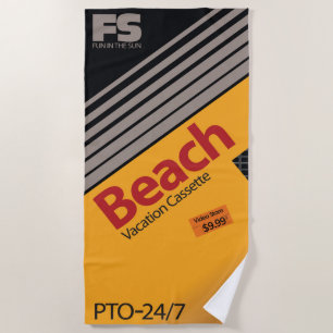 Parodie-Leer-VHS 'Bild perfekt' Urlaub Strand Strandtuch