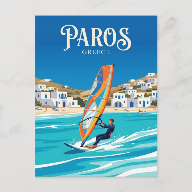Paros Griechenland Postkarte (Vorderseite)
