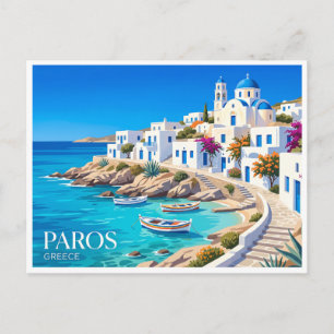 Paros Küste Griechenland Postkarte
