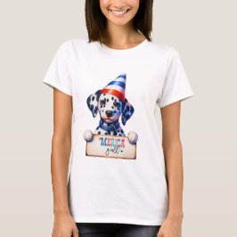Parotischer Dalmatiner "Merica Y all" T-Shirt