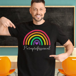 Parprofessional Heart Rainbow T-Shirt