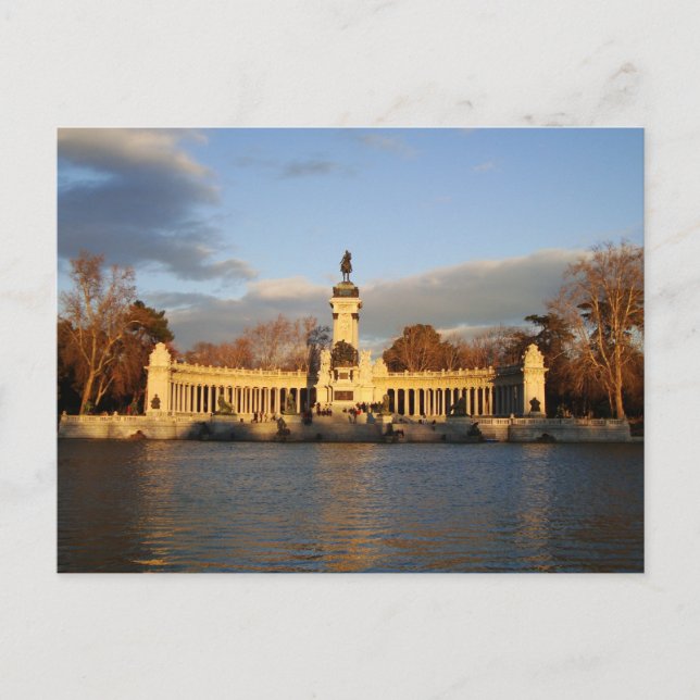 Parque de El Retiro, Madrid, Spanien Postkarte (Vorderseite)