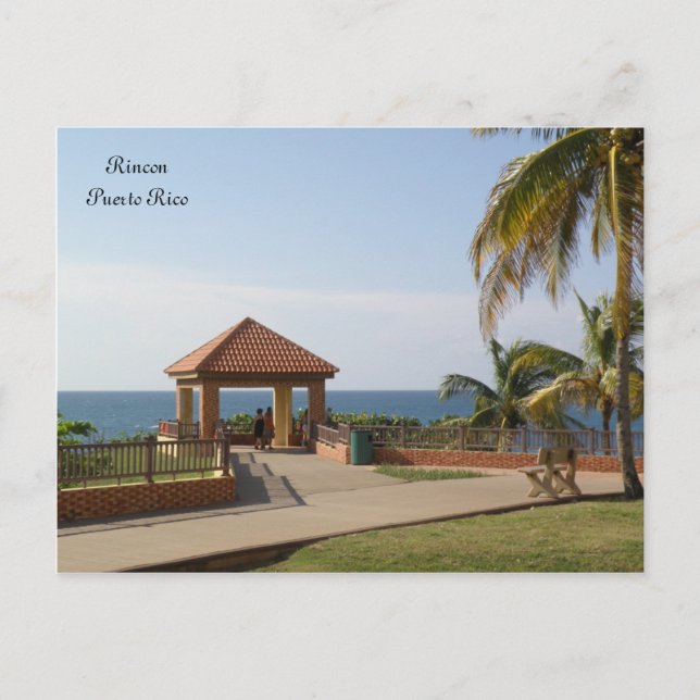 Parque del Faro Rincon Puerto Rico Postkarte (Vorderseite)