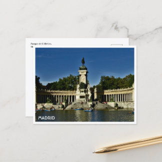 Parque El Retiro, Madrid Postkarte