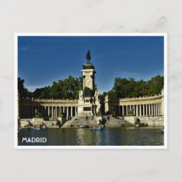 Parque El Retiro, Madrid Postkarte