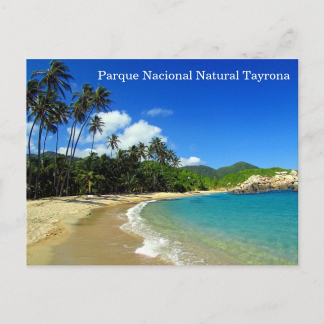 Parque nacional Natural tayrona Postkarte (Vorderseite)