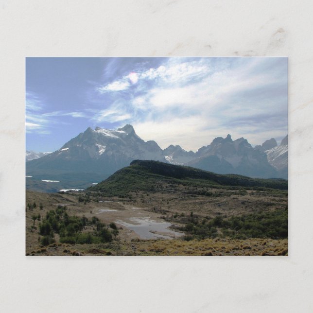 Parque Torres del Paine, Chile Postkarte (Vorderseite)