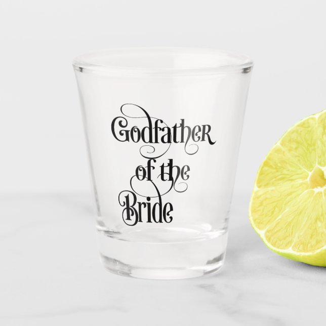 Parrain de la mariée en verre de tir (Devant)