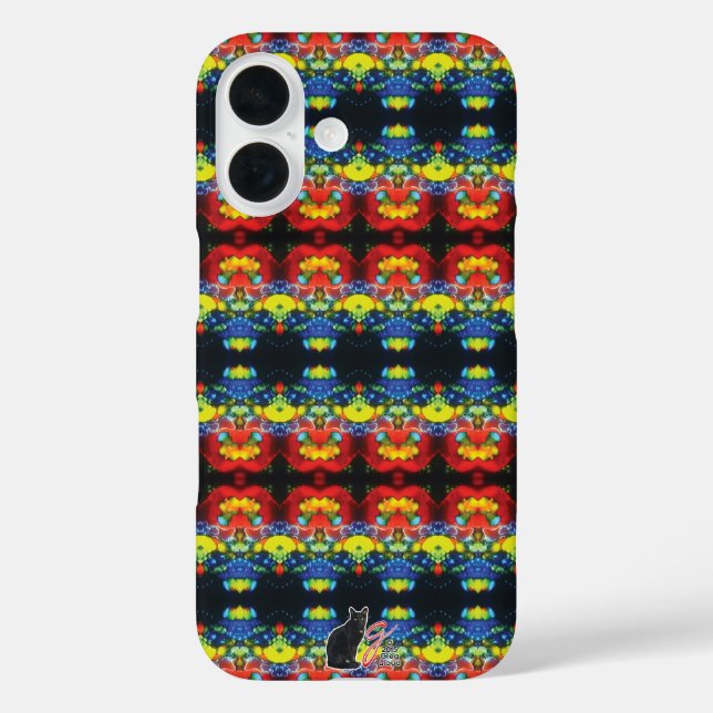 Parralaxials KCFX iPhone 16 Hülle (Rückseite)