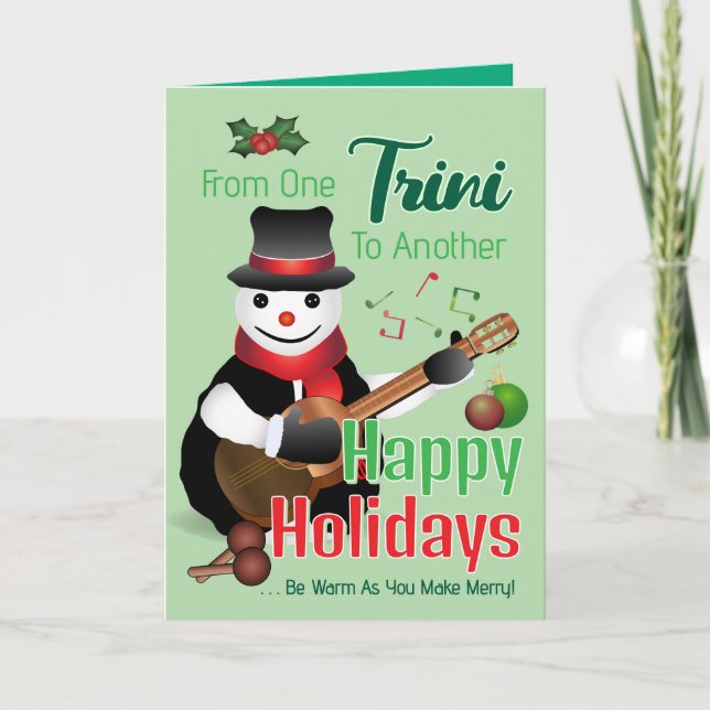 Parrandero Snowman Weihnachten (Vorderseite)