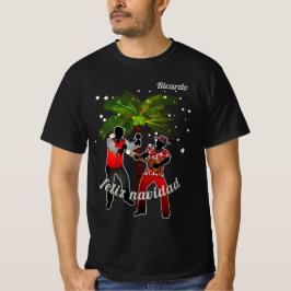 Parranderos unter Palm Tree mit Ihrem Namen T-Shirt