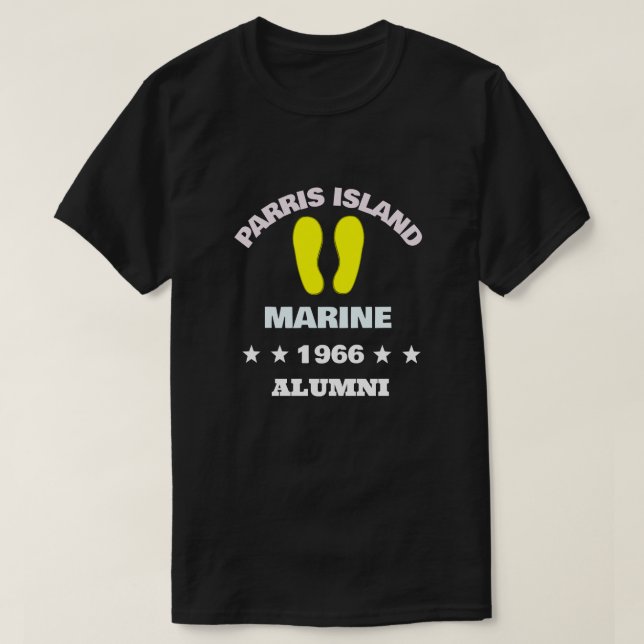 PARRIS ISLAND ALUMNI 66 T-Shirt (Design vorne)