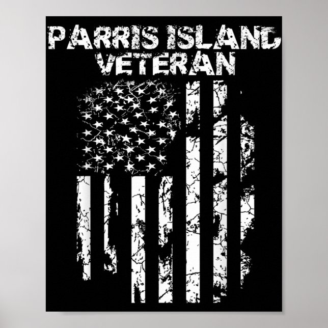 Parris Island Veteran Poster (Vorne)