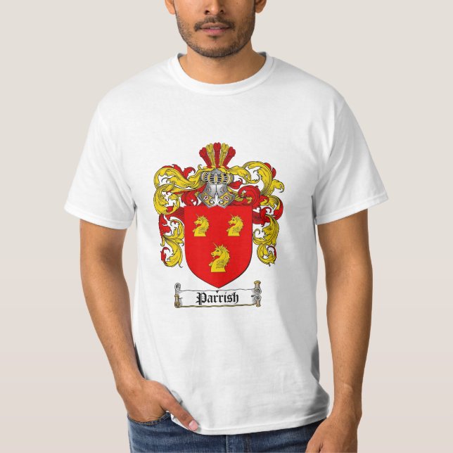 Parrish Familienwappen - Parrish Wappen T-Shirt (Vorderseite)