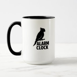 Parrot Alarm Clock Funny Pet Owner Mug Tasse