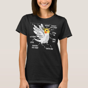 Parrot Anatomie I Lutino Cockatiel T-Shirt