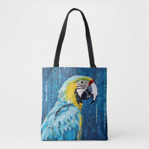 Parrot Animal Bird Art Deco Farbe Tasche