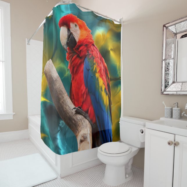 Parrot Art 1 Duschvorhang (Beispiel)