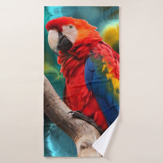 Parrot Art 1 Set Handtuch (Badehandtuch)