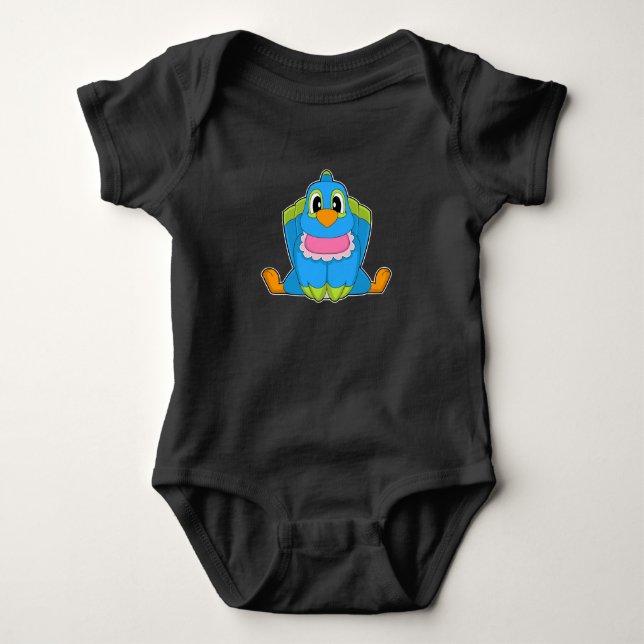 Parrot Baby Schnuller Strampler (Vorderseite)