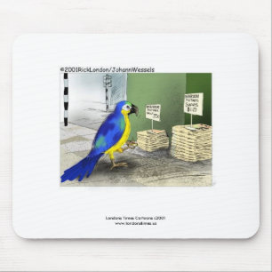 Parrot Badezimmer Fixierung Maus Pad Mousepad