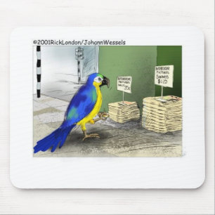 Parrot Badezimmer Fixtures Funny Cartoon Geschenke Mousepad