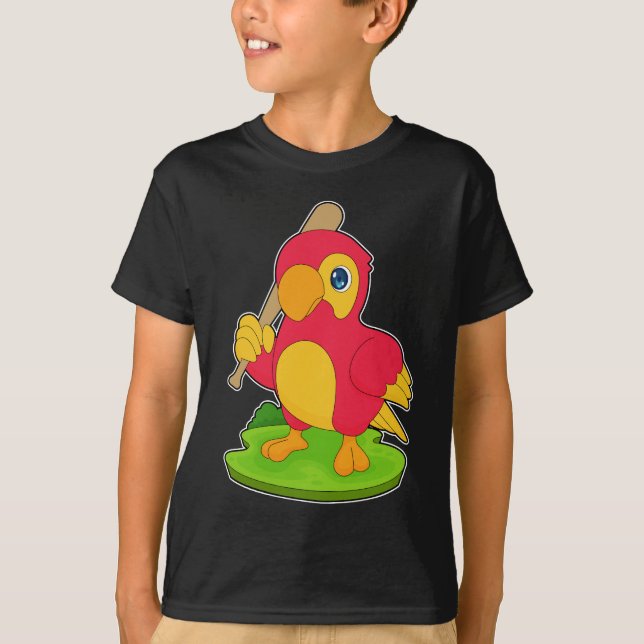Parrot Baseball T-Shirt (Vorderseite)