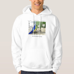 Parrot Bathroom Fixtures Funny Cartoon Hoodie von