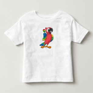Parrot bei Musik mit Maracas Kleinkind T-shirt