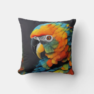 Parrot Bird Animal Discovery Adventure Nature Kissen