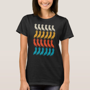 Parrot Bird Watching Vogelbeobachter Animal Retro T-Shirt
