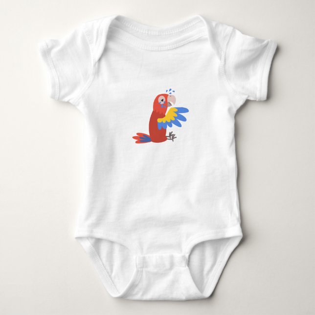 Parrot Body Suite Baby Strampler (Vorderseite)