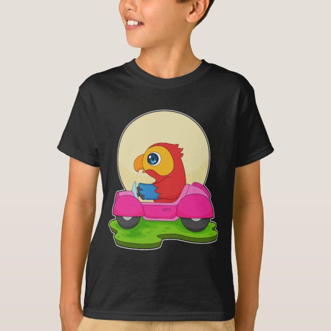 Parrot Car T-Shirt (Vorderseite)