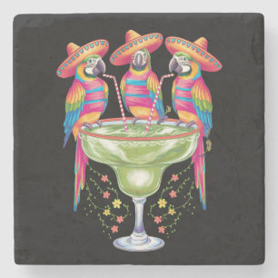 Parrot Cinco De Mayo Funny Drinks Mexican Fiesta Steinuntersetzer
