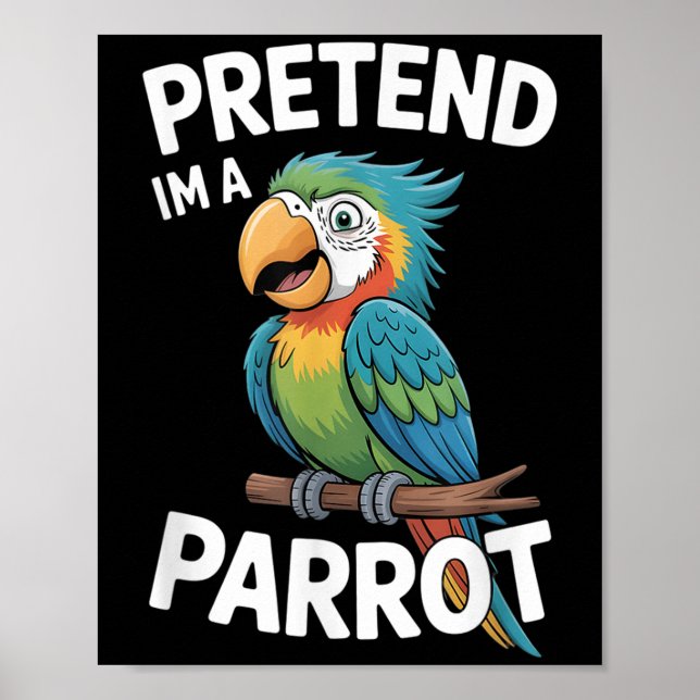 Parrot Costume  Poster (Vorne)