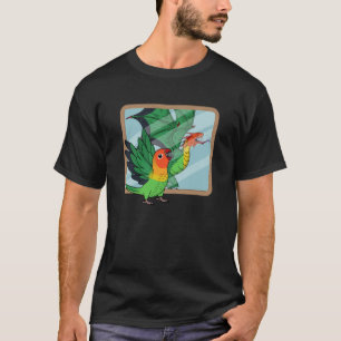 Parrot & Dragon Reflection I Fischers Lovebird T-Shirt
