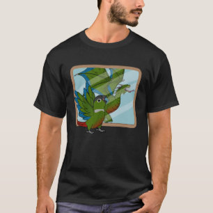 Parrot & Dragon Reflection I Green Cheek Construct T-Shirt