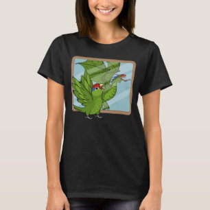 Parrot & Dragon Reflection I Mexican Red T-Shirt