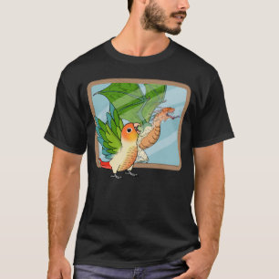 Parrot & Dragon Reflektion I Green Cheek Ananas T-Shirt