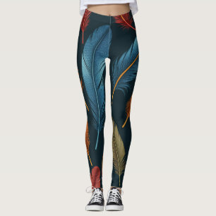 Parrot Feather inspiriert Leggings