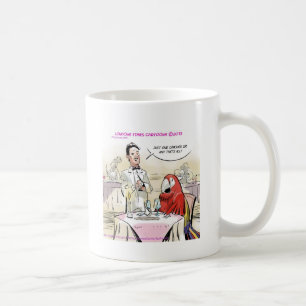 Parrot Fine Dining Funny Kaffeetasse