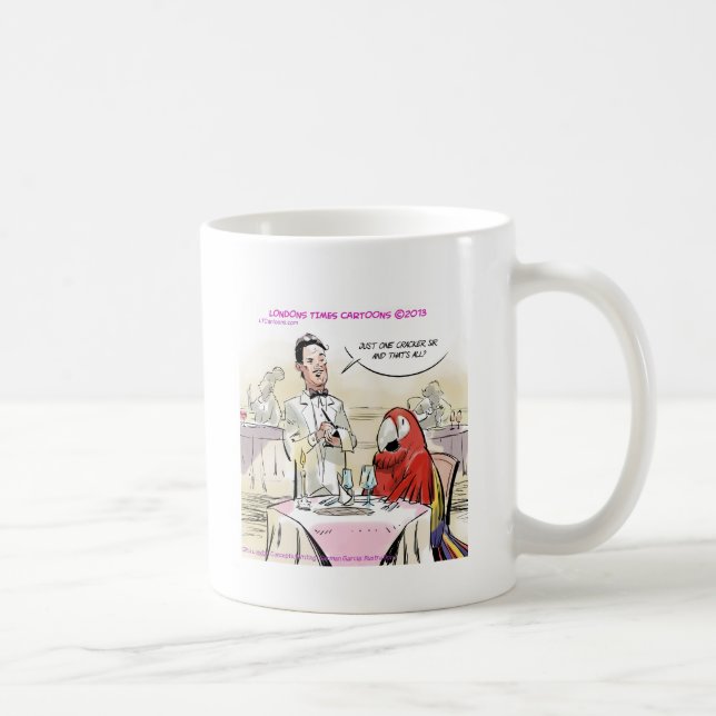 Parrot Fine Dining Funny Kaffeetasse (Rechts)
