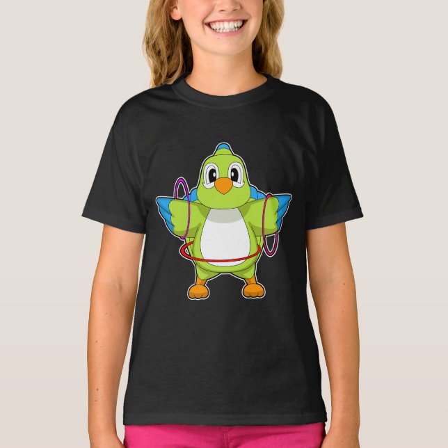 Parrot Fitness Gymnastik T-Shirt (Vorderseite)