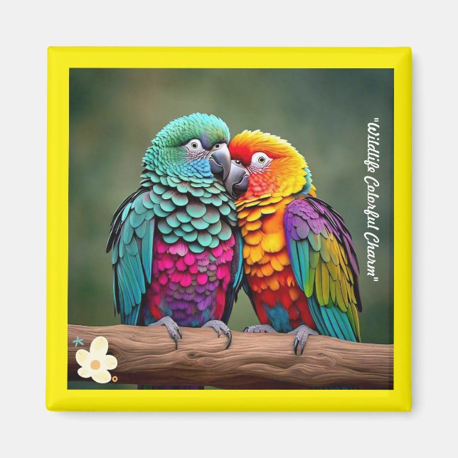 "Parrot Fotografy Showcase" Magnet (Vorne)